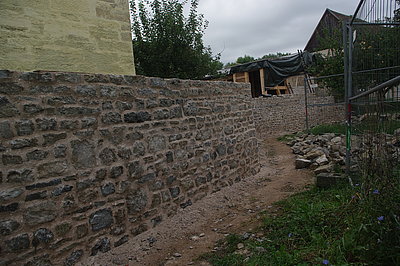 Gemauerte Bruchsteinmauer