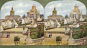 Deutsches Haus bei der Weltausstellung St. Louis in Form von Schloss Charlottenburg.
