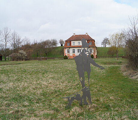 Blick auf das Jagdschlösschen 