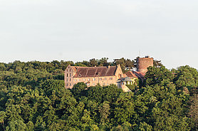Ansicht von Burg Saaleck