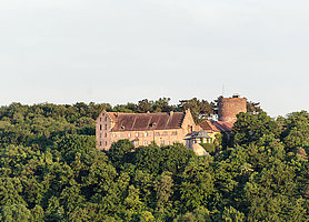 Ansicht von Burg Saaleck