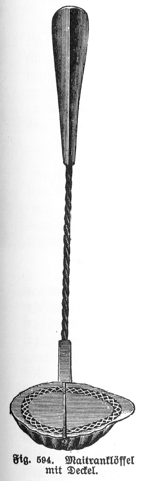 Maitranklöffel abgebildet.